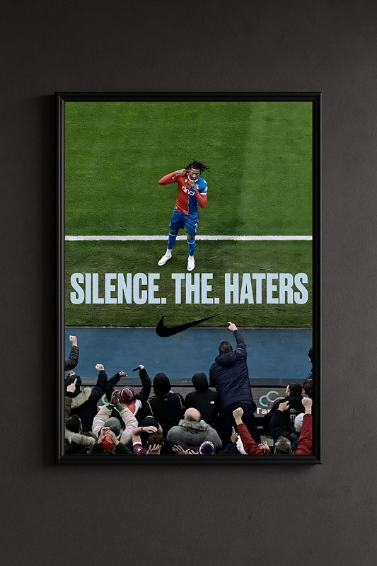 Poster Micheal Olise - SILENCE THE HATERS