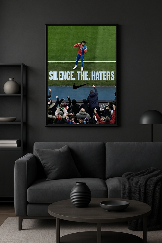Poster Micheal Olise - SILENCE THE HATERS