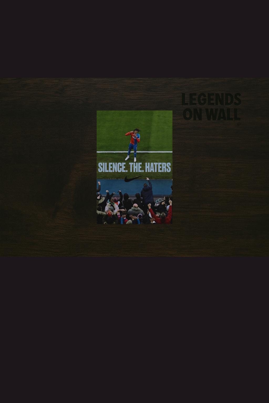 Poster Micheal Olise - SILENCE THE HATERS